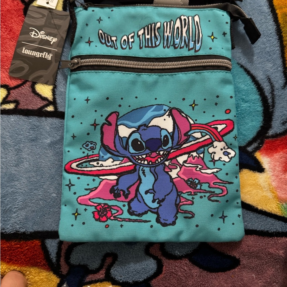 Disney Loungefly Teal Bag with Shooting Star